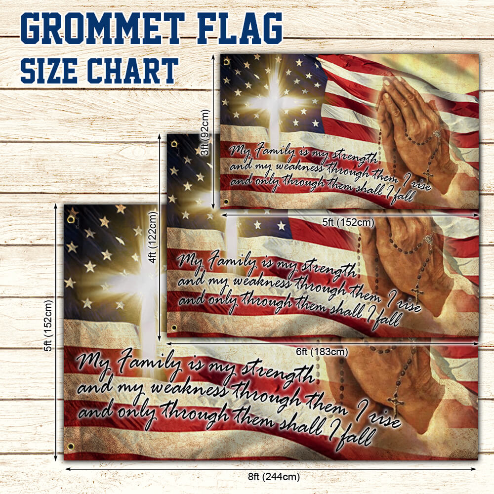 Jesus Family Grommet Flag PN089GF
