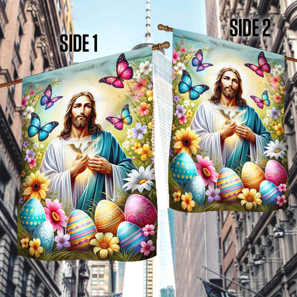 FLAGWIX  Jesus Christ Easter Day Egg Flag