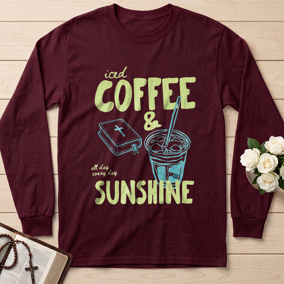 Iced Coffee All Day Every Day Sunshine 01