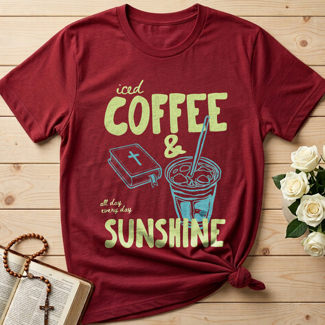Iced Coffee All Day Every Day Sunshine 01