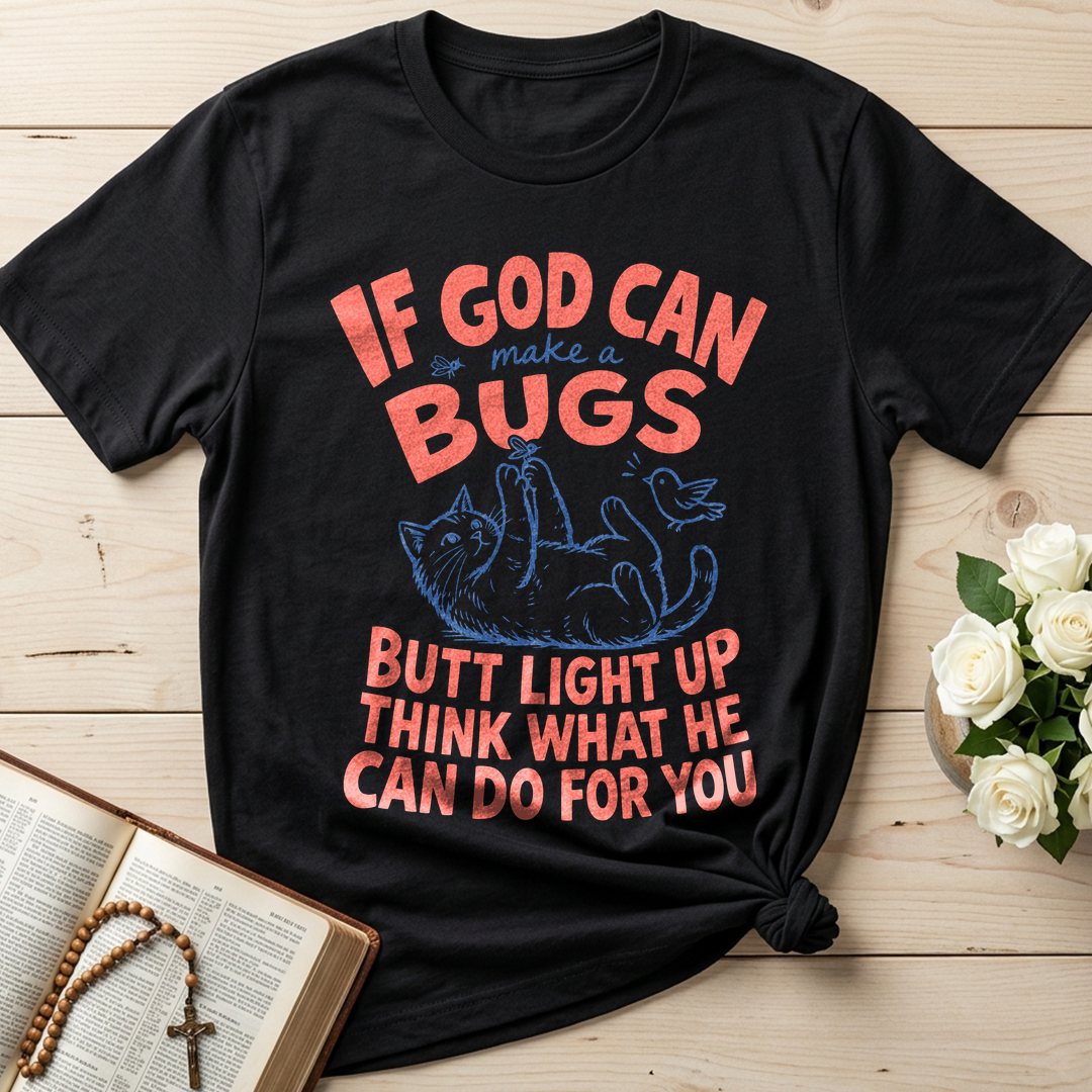 If God Can Make A Bugs Butt Light Up Think What He Can Do For You 03