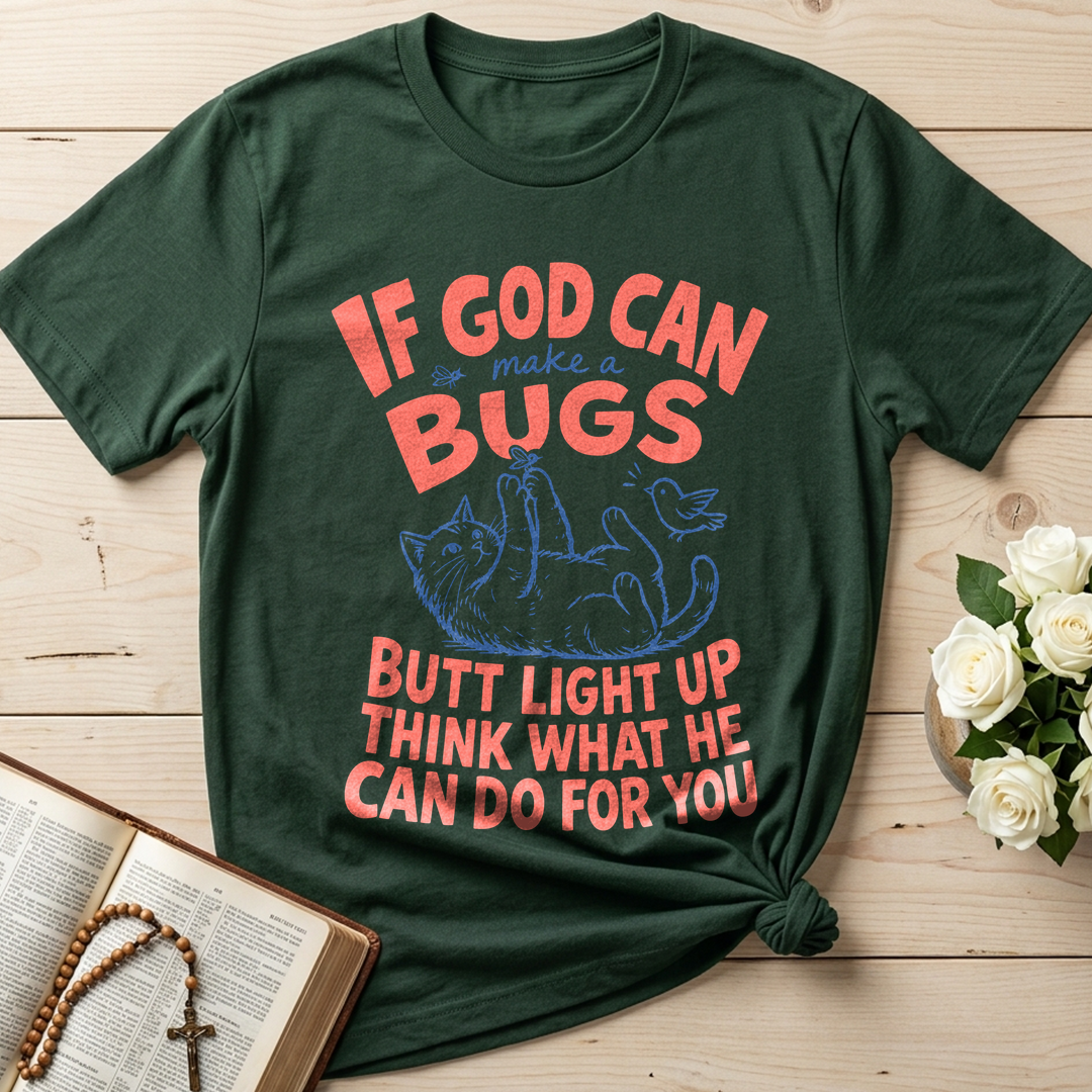If God Can Make A Bugs Butt Light Up Think What He Can Do For You 03
