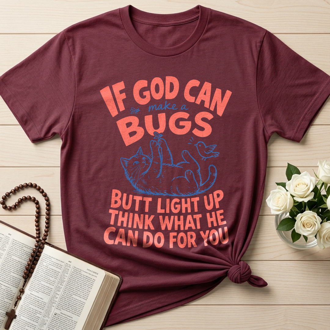 If God Can Make A Bugs Butt Light Up Think What He Can Do For You 03