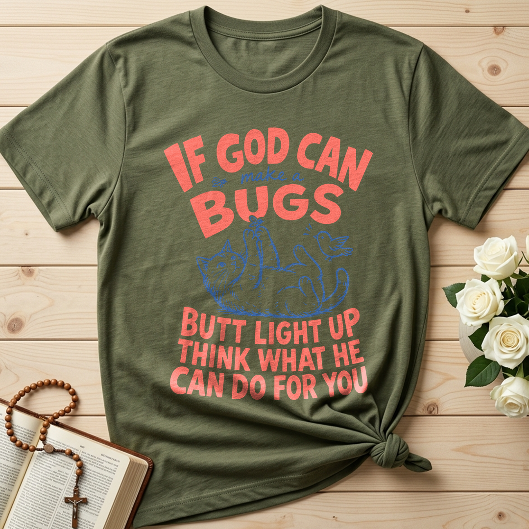 If God Can Make A Bugs Butt Light Up Think What He Can Do For You 03