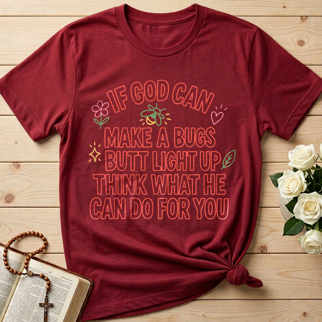 If God Can Make A Bugs Butt Light Up Think What He Can Do For You 04