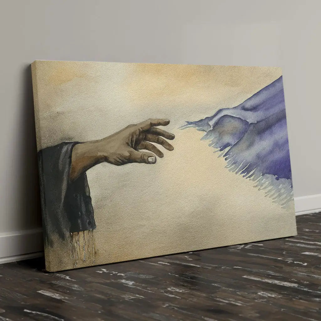 If Only I Could Touch The Hem Of His Garment Wall Art Canvas