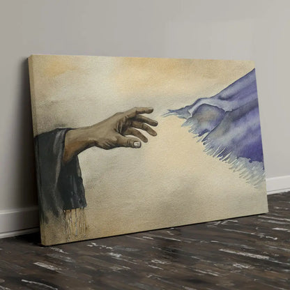 If Only I Could Touch The Hem Of His Garment Wall Art Canvas