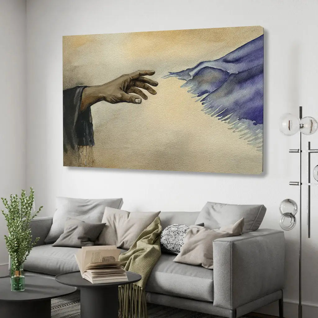 If Only I Could Touch The Hem Of His Garment Wall Art Canvas