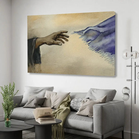 If Only I Could Touch The Hem Of His Garment Wall Art Canvas