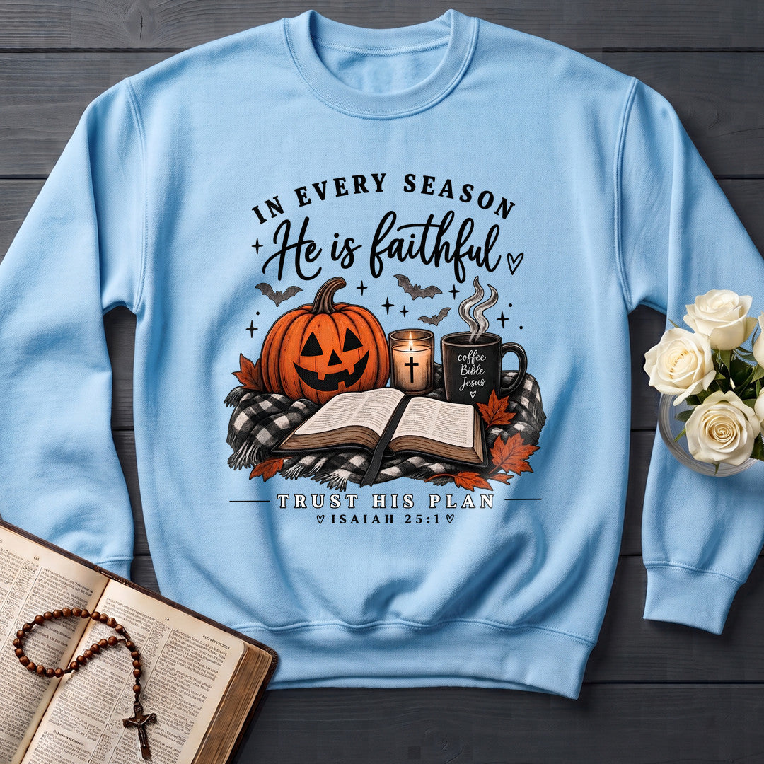 In Every Season He Is Faithful Trust His Plan Isaiah 25.1 01