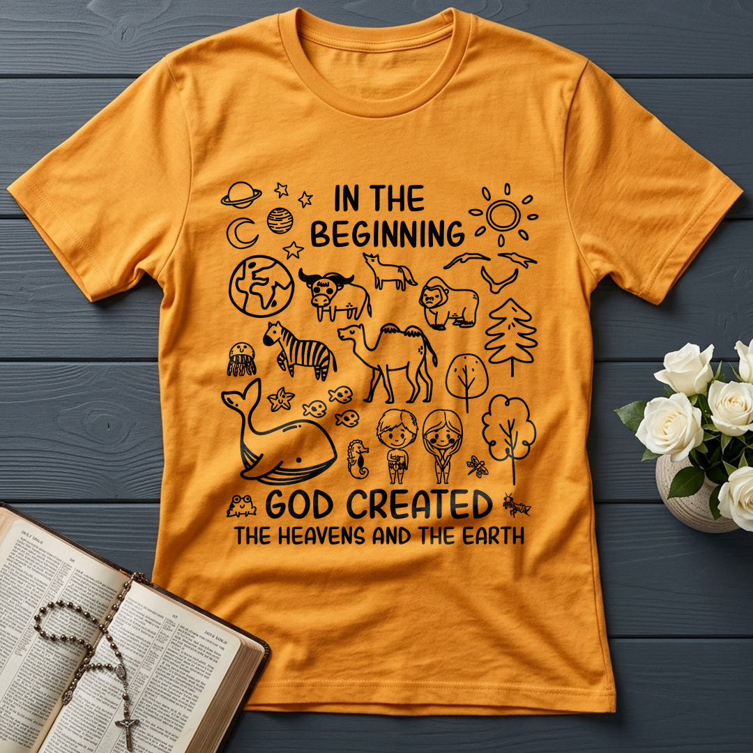 In The Beginning God Created The Heavens And The Earth 01