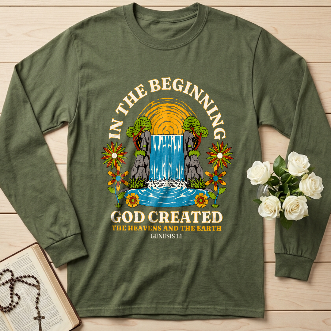 In The Beginning God Created The Heavens And The Earth Genesis 1.1 01