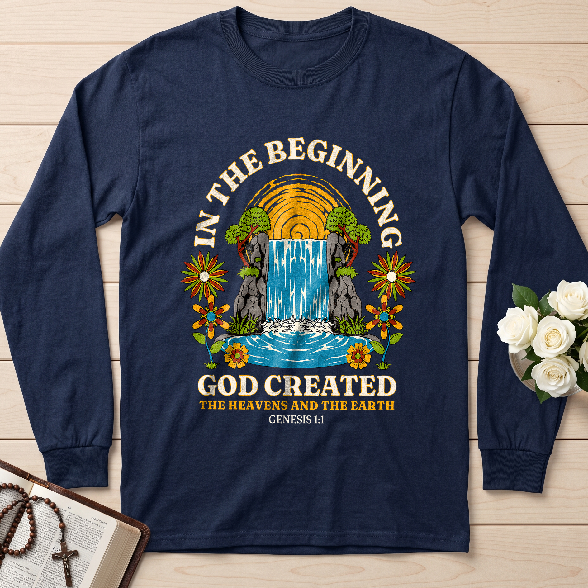 In The Beginning God Created The Heavens And The Earth Genesis 1.1 01