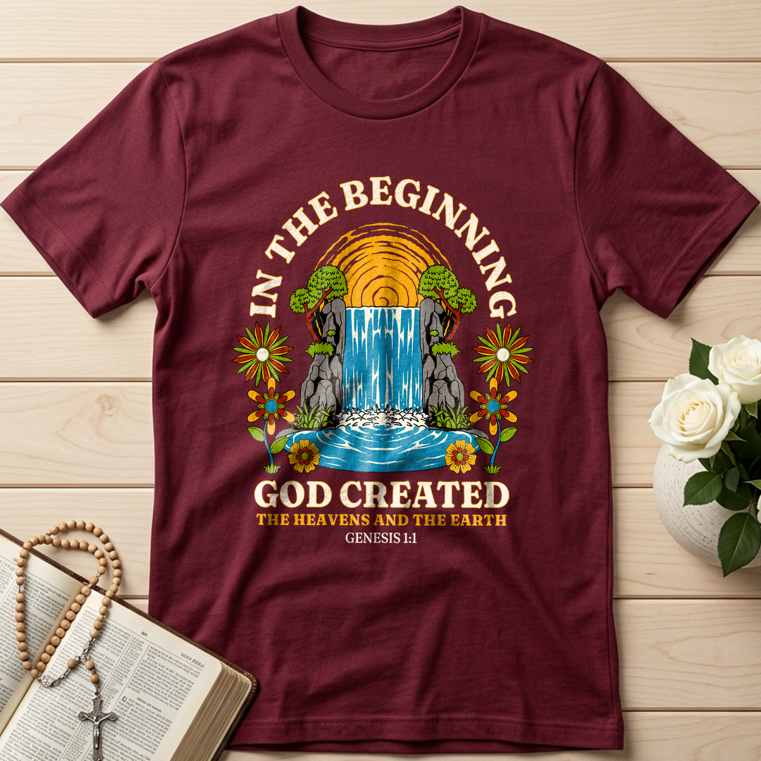 In The Beginning God Created The Heavens And The Earth Genesis 1.1 01