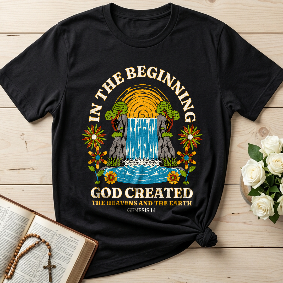 In The Beginning God Created The Heavens And The Earth Genesis 1.1 01