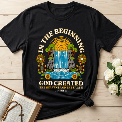 In The Beginning God Created The Heavens And The Earth Genesis 1.1 01