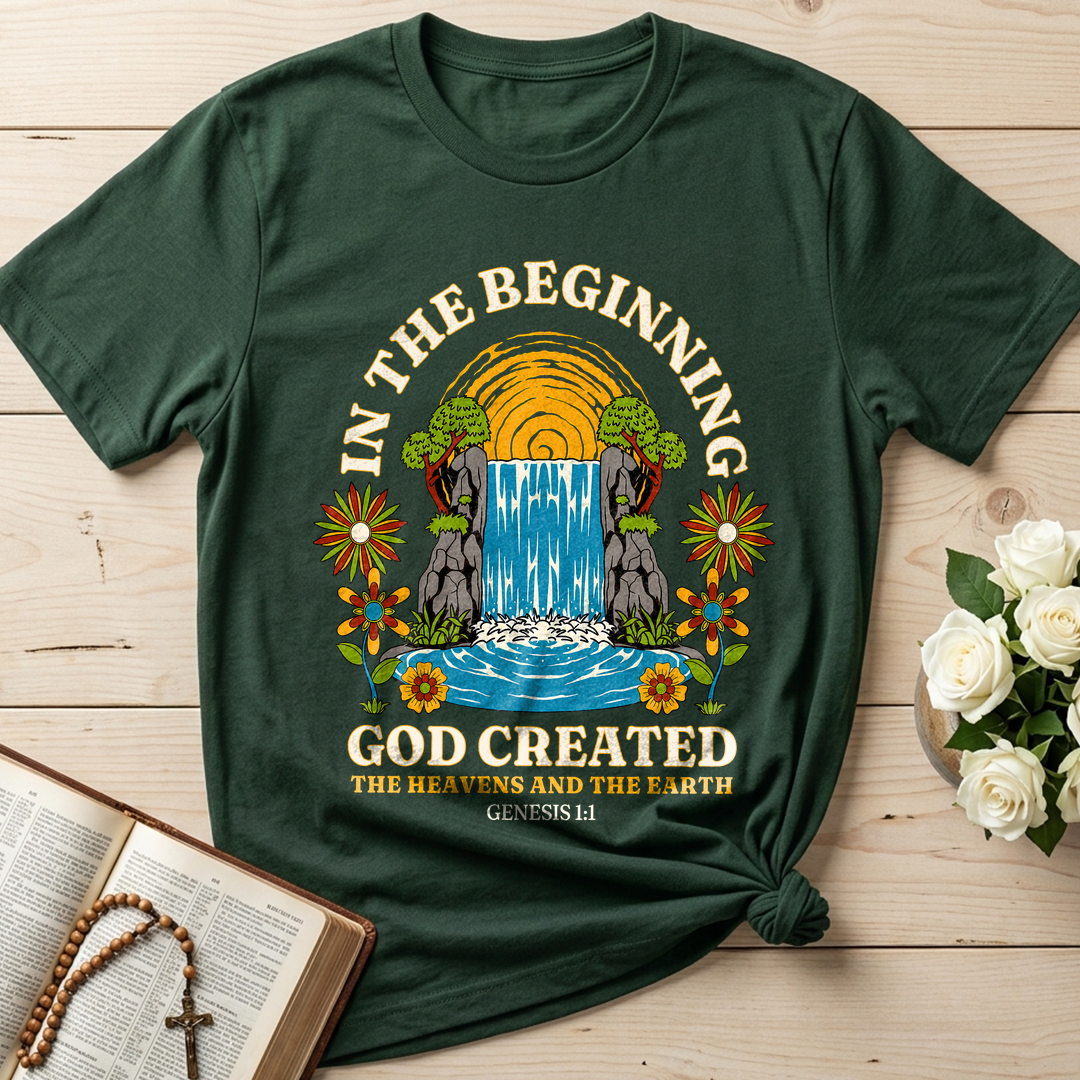 In The Beginning God Created The Heavens And The Earth Genesis 1.1 01