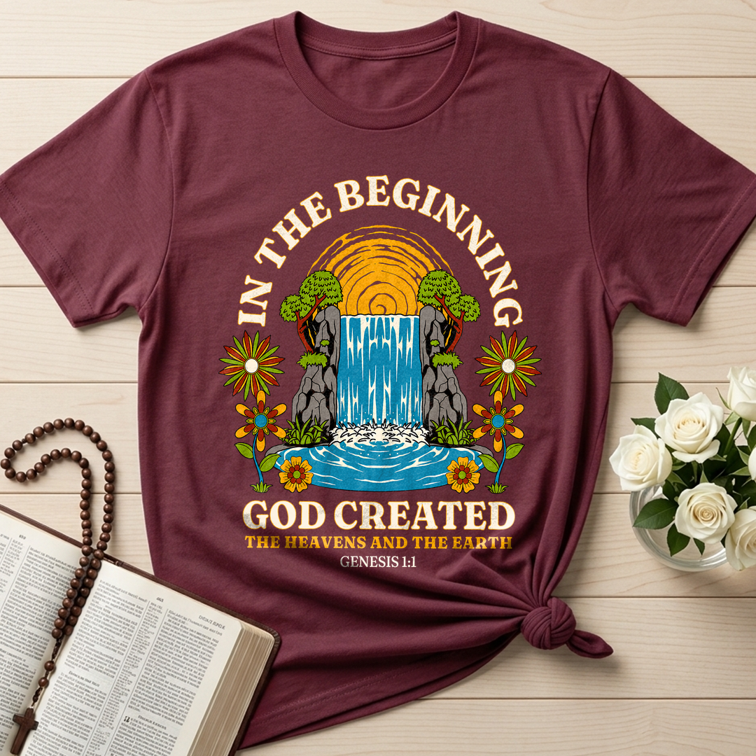 In The Beginning God Created The Heavens And The Earth Genesis 1.1 01