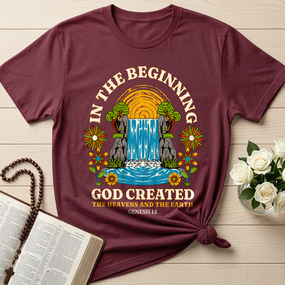 In The Beginning God Created The Heavens And The Earth Genesis 1.1 01