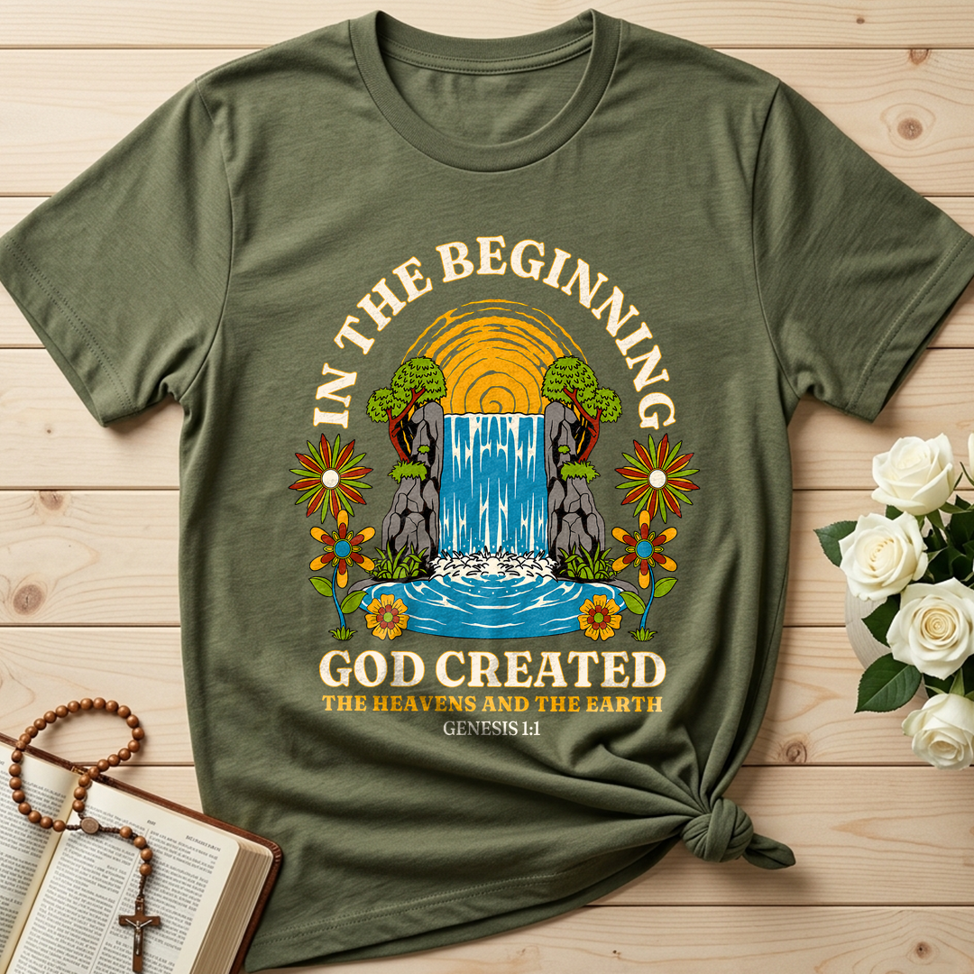 In The Beginning God Created The Heavens And The Earth Genesis 1.1 01