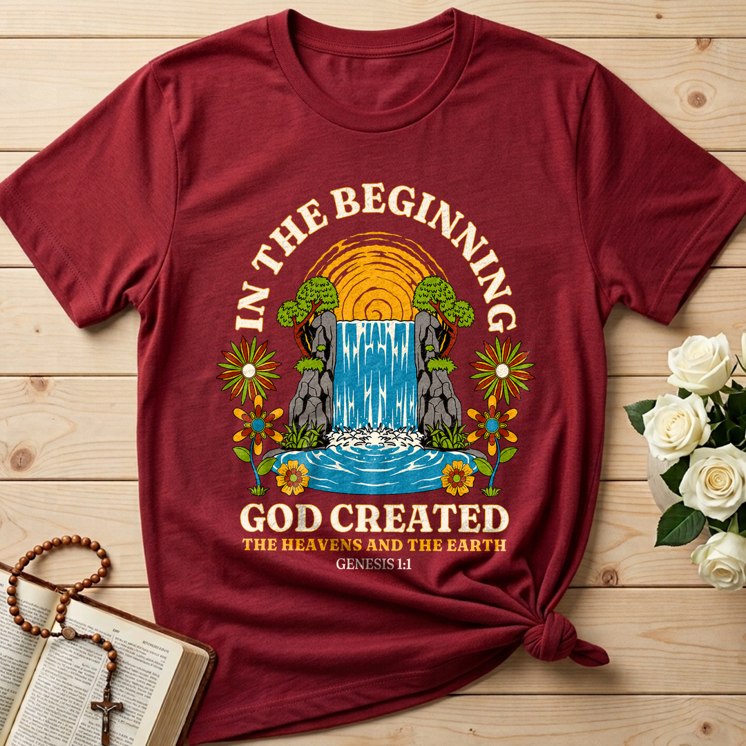 In The Beginning God Created The Heavens And The Earth Genesis 1.1 01