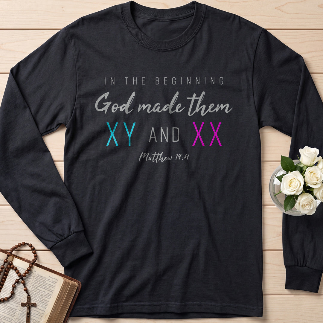 In The Beginning God Made Them Xy And Xx Matthew 19.4 01