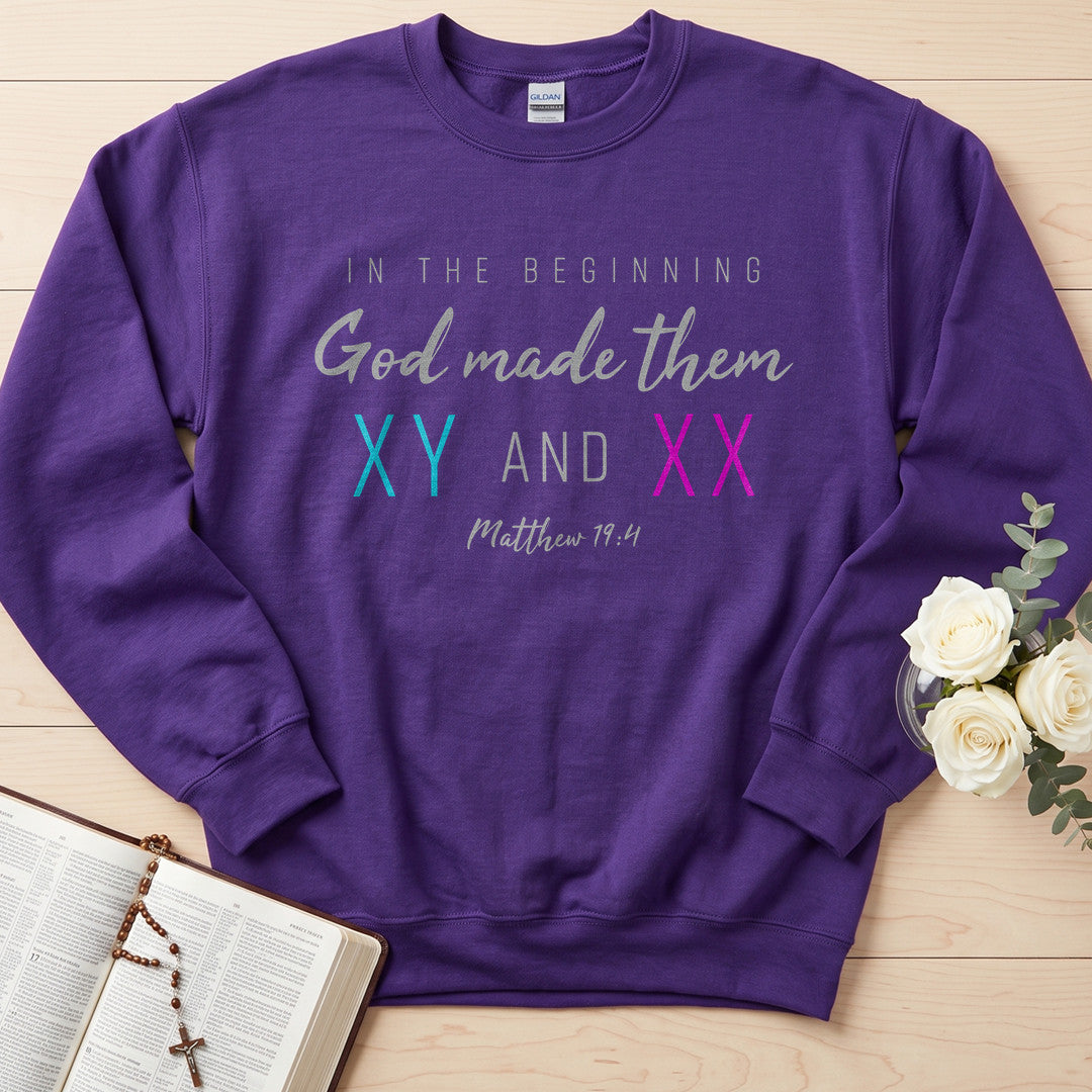 In The Beginning God Made Them Xy And Xx Matthew 19.4 01