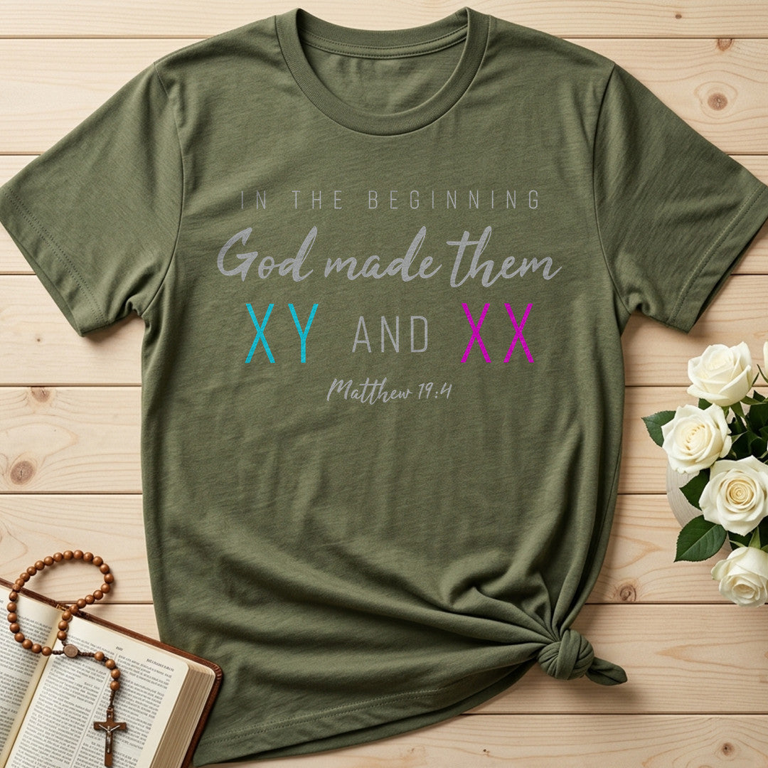 In The Beginning God Made Them Xy And Xx Matthew 19.4 01