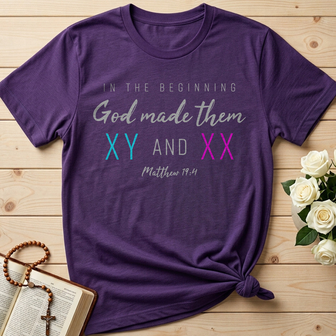 In The Beginning God Made Them Xy And Xx Matthew 19.4 01