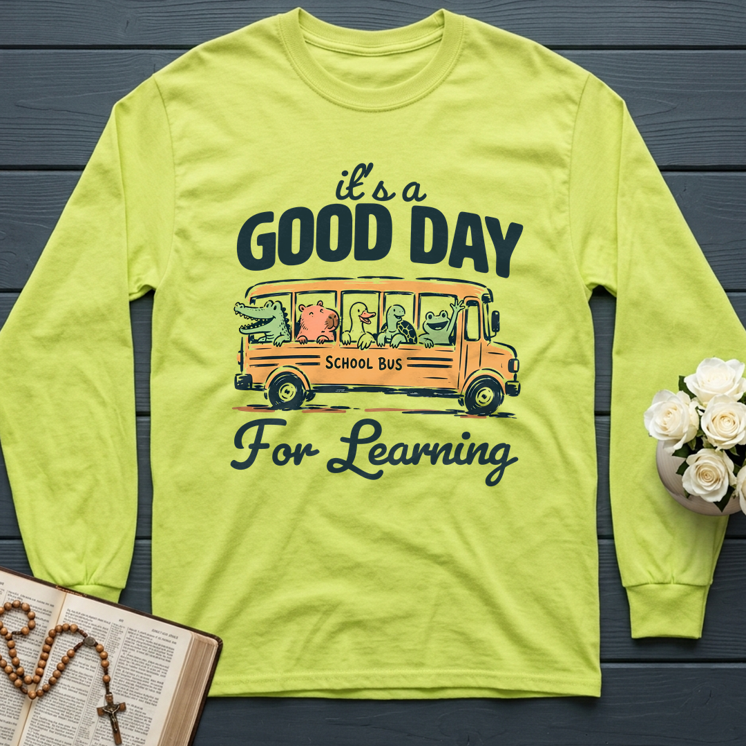 It's A Good Day School Bus For Learning 01