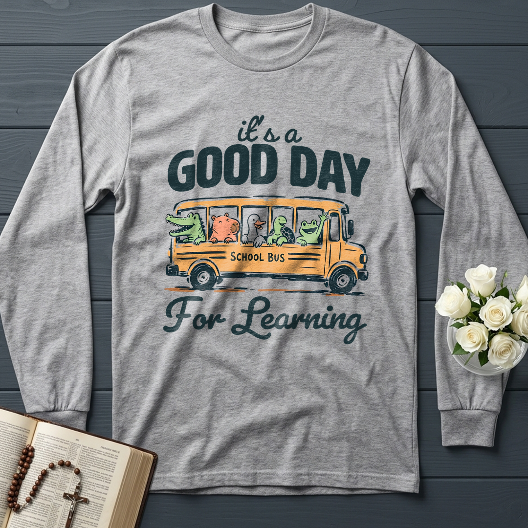 It's A Good Day School Bus For Learning 01