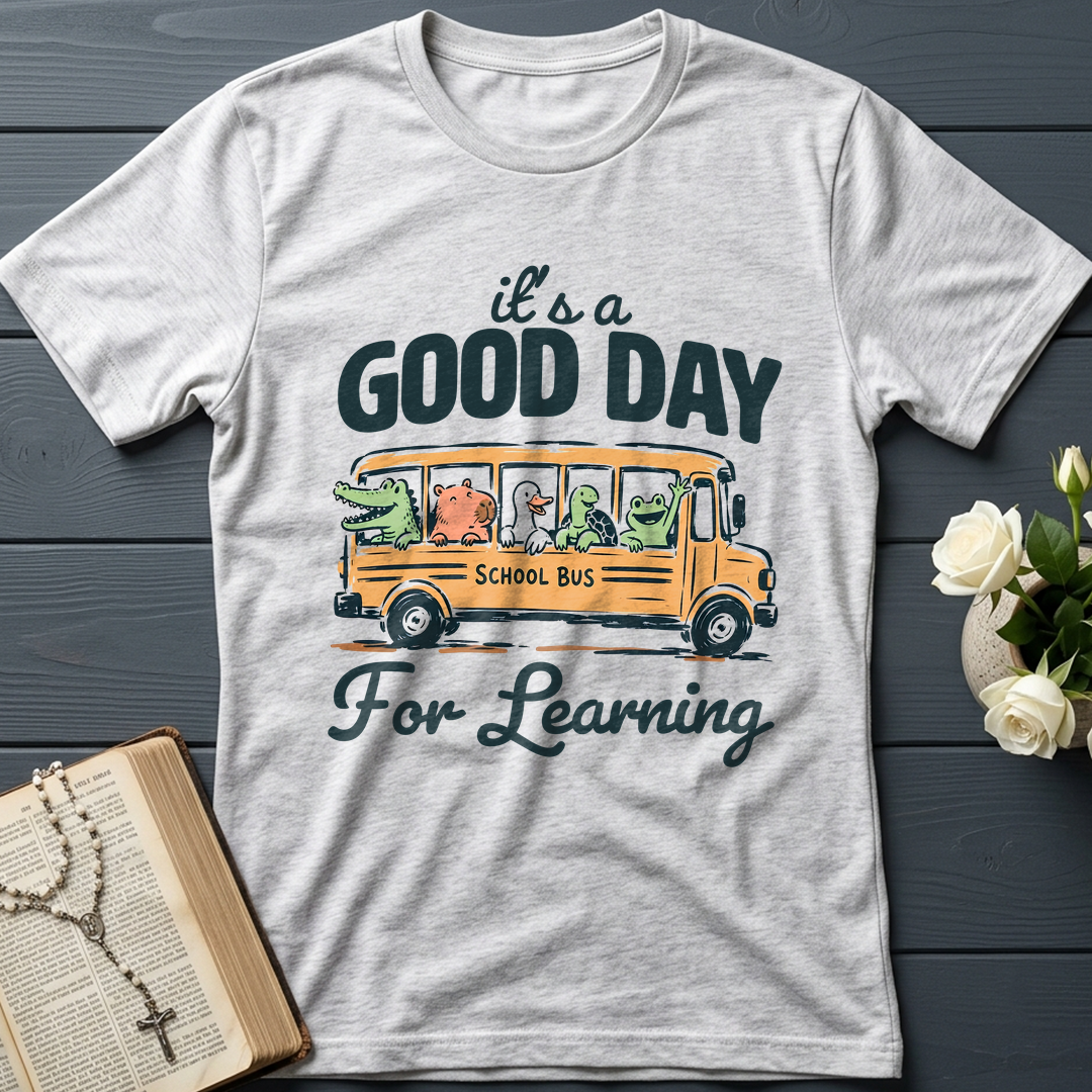 It's A Good Day School Bus For Learning 01