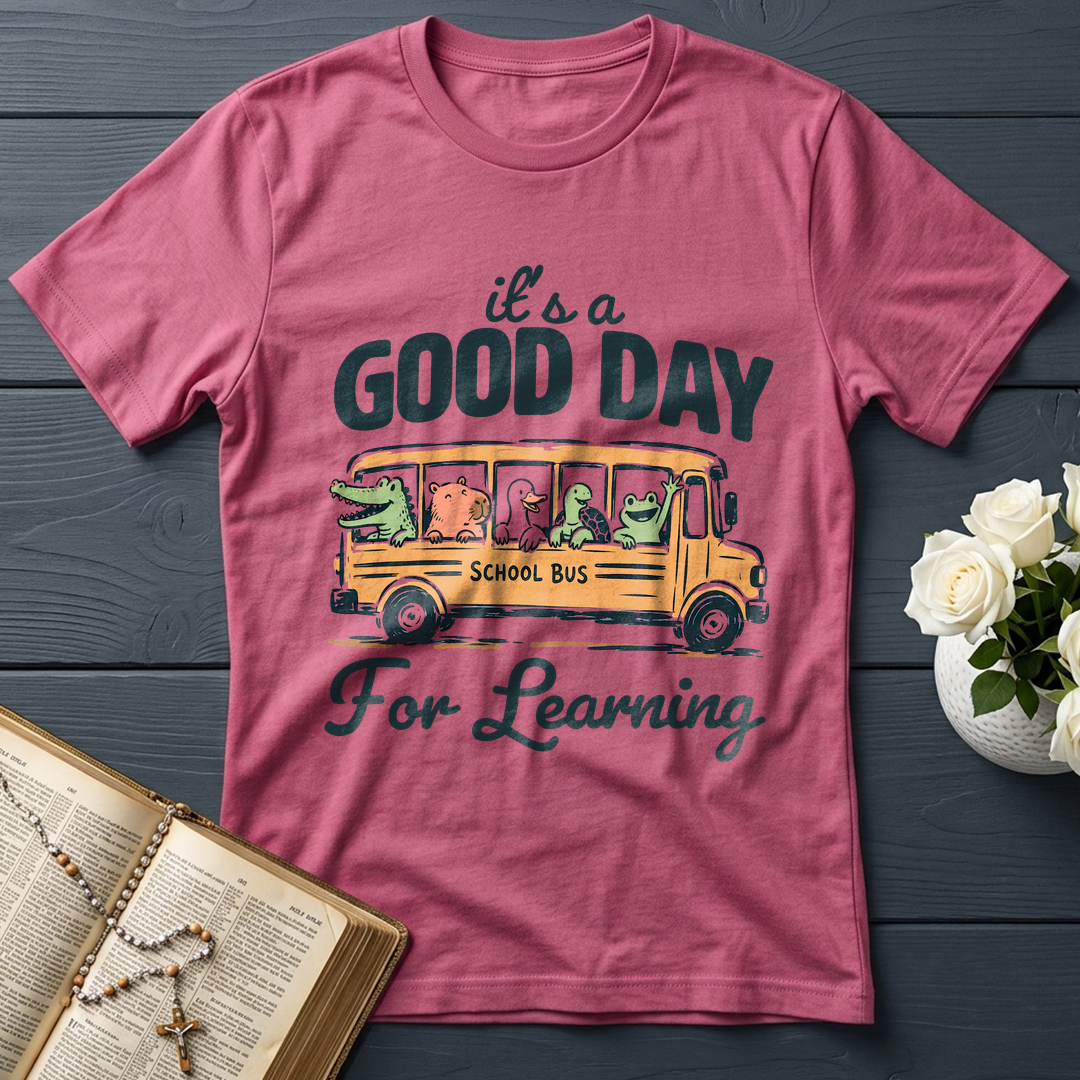 It's A Good Day School Bus For Learning 01