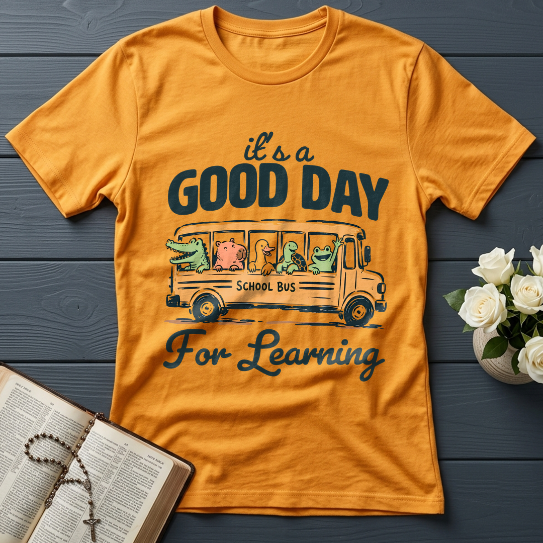 It's A Good Day School Bus For Learning 01