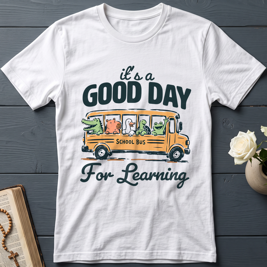 It's A Good Day School Bus For Learning 01