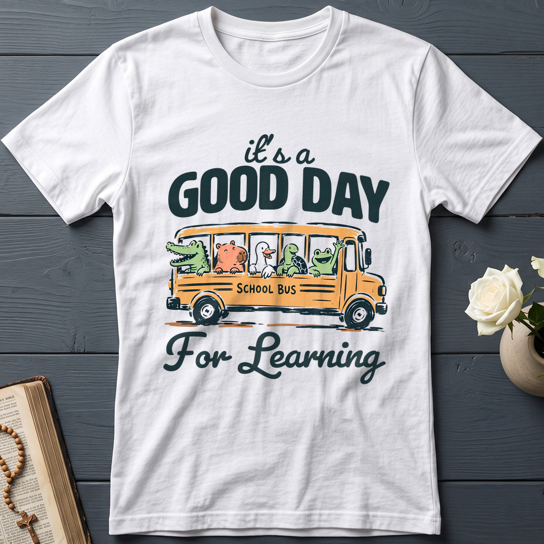 It's A Good Day School Bus For Learning 01