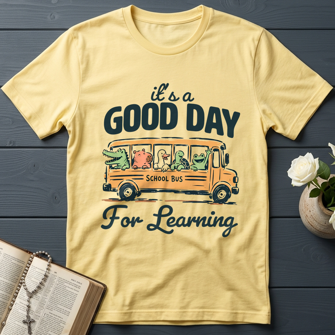 It's A Good Day School Bus For Learning 01