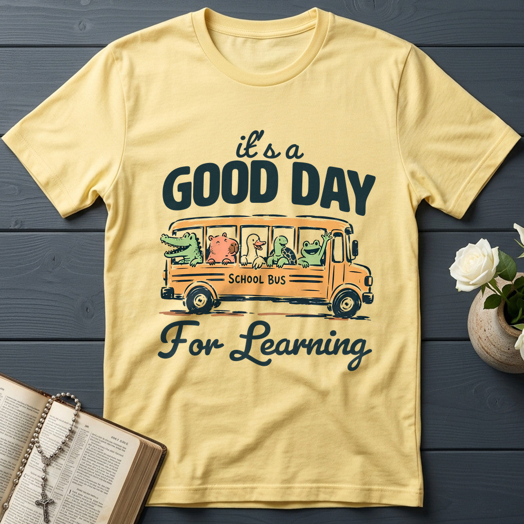 It's A Good Day School Bus For Learning 01