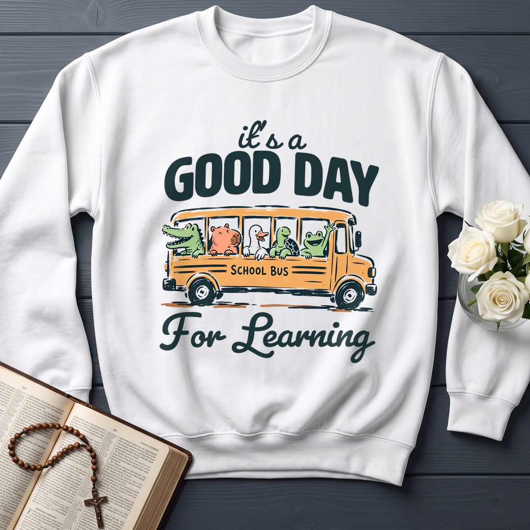 It's A Good Day School Bus For Learning 01