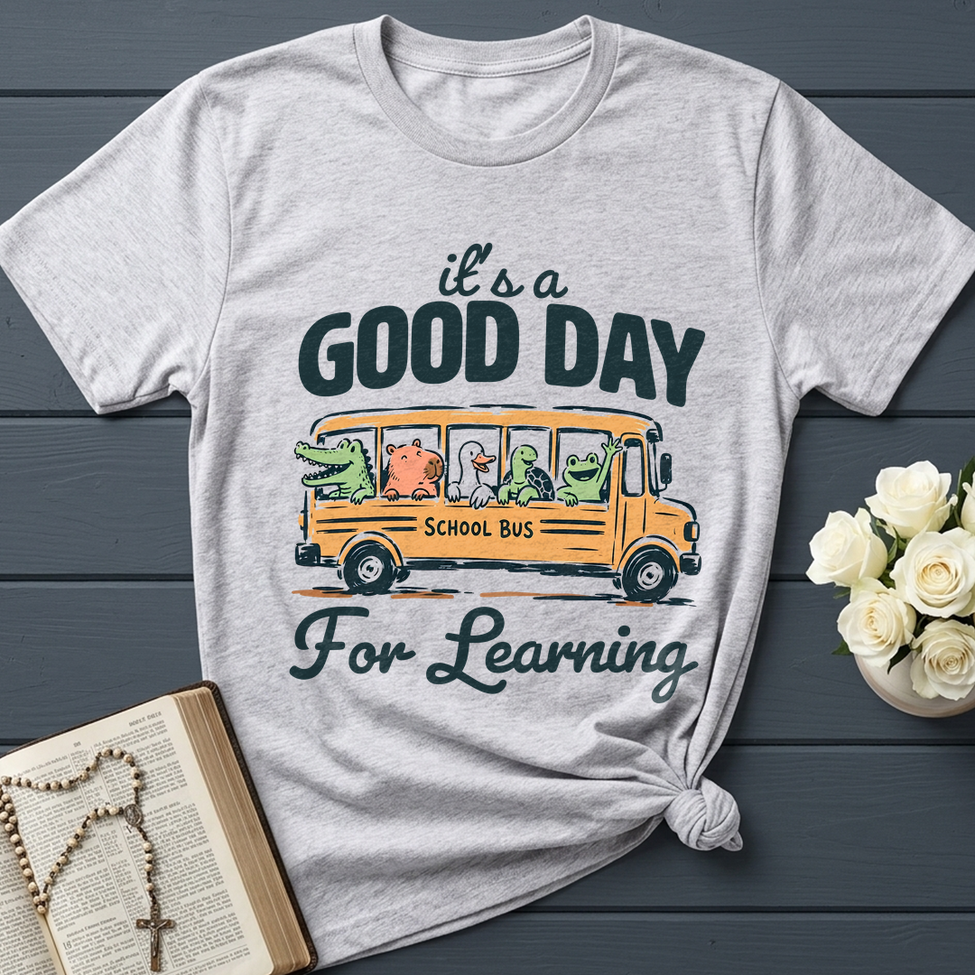 It's A Good Day School Bus For Learning 01