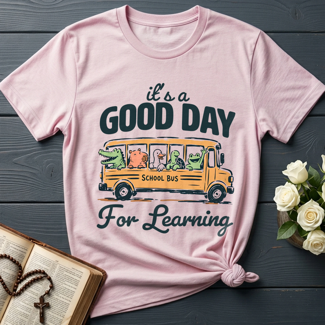 It's A Good Day School Bus For Learning 01
