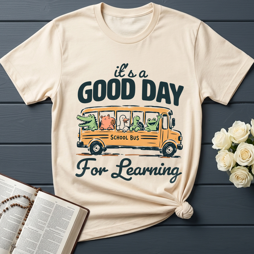 It's A Good Day School Bus For Learning 01