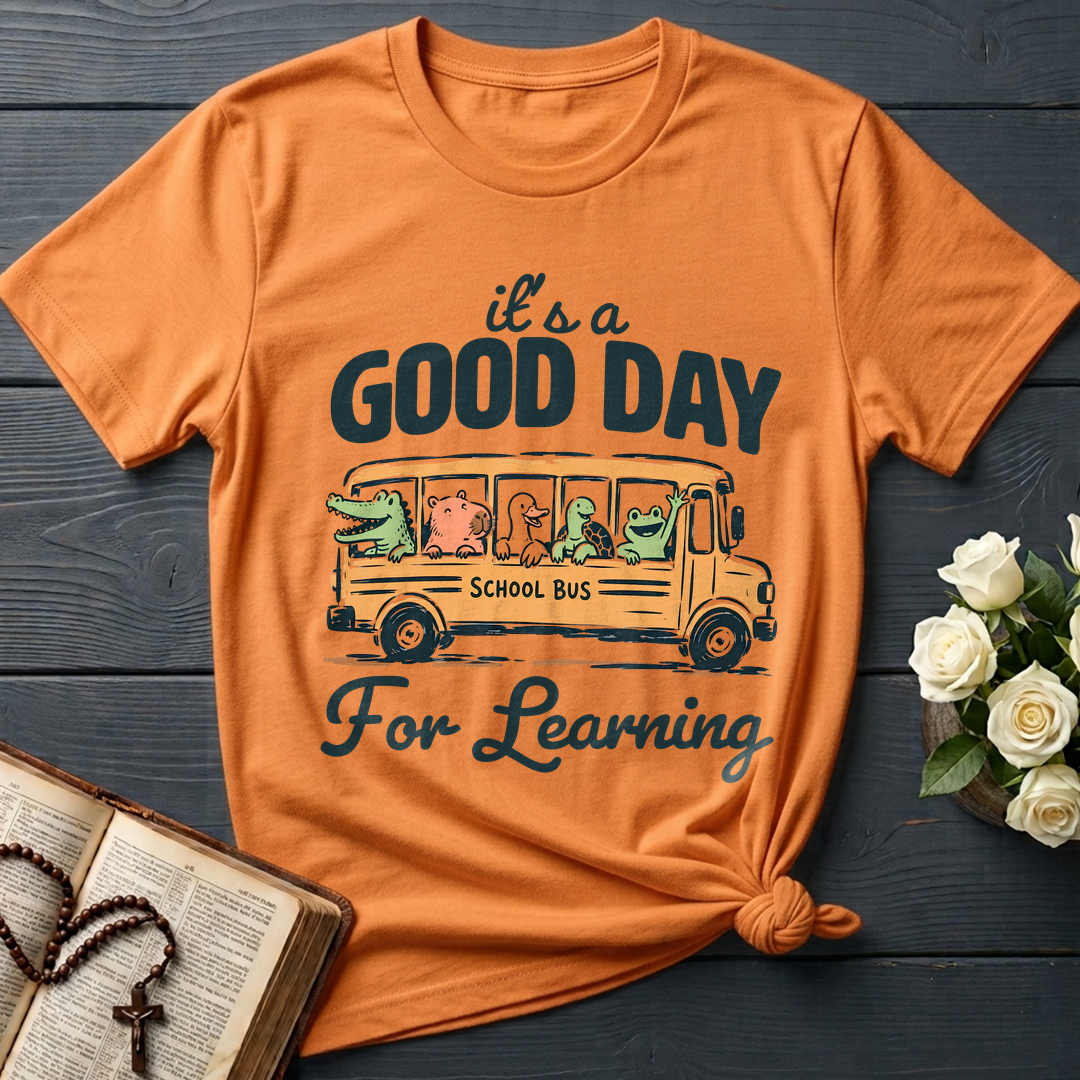 It's A Good Day School Bus For Learning 01