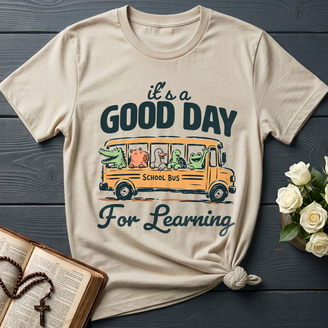 It's A Good Day School Bus For Learning 01