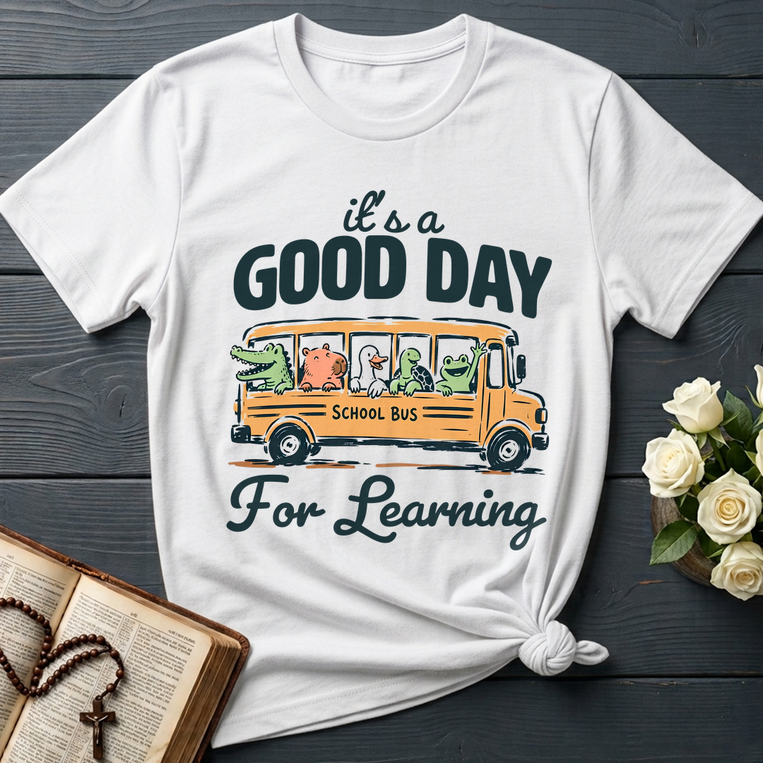 It's A Good Day School Bus For Learning 01
