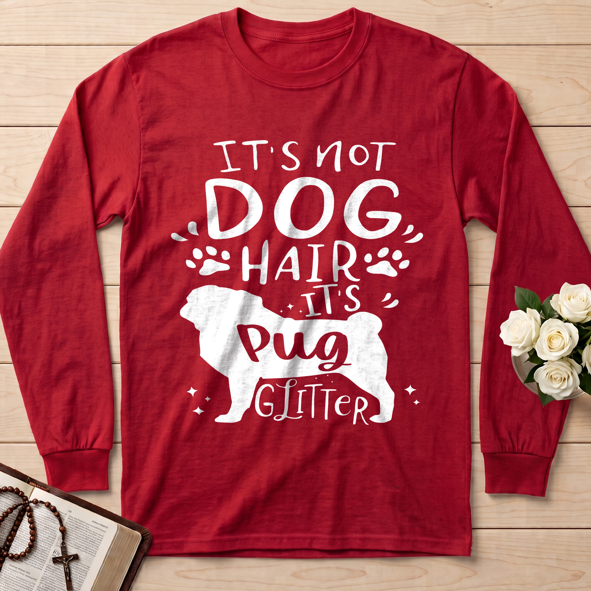 It's Not Dog Hair It's Pug Glitter 01