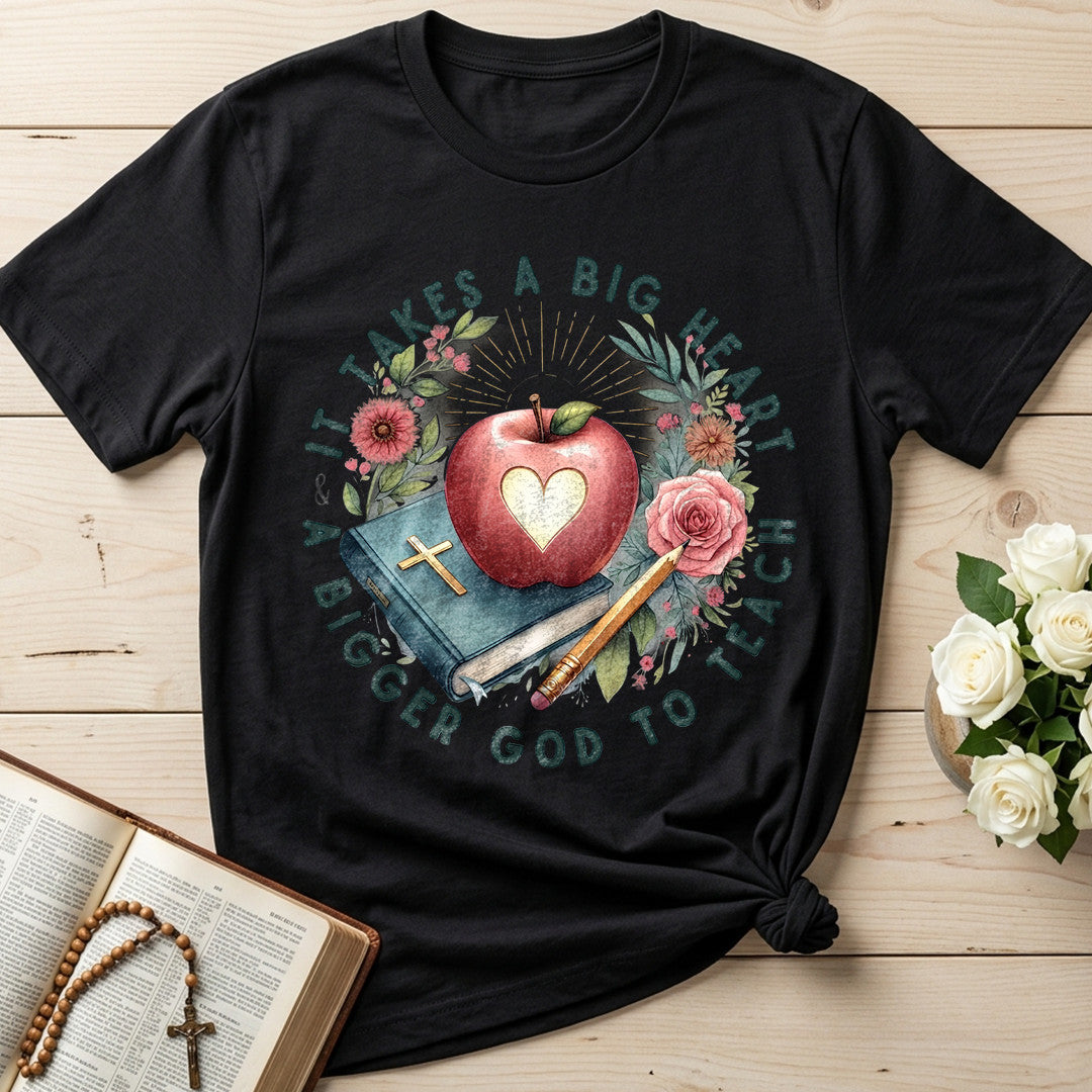 It Takes A Big Heart And A Bigger God To Teach 01