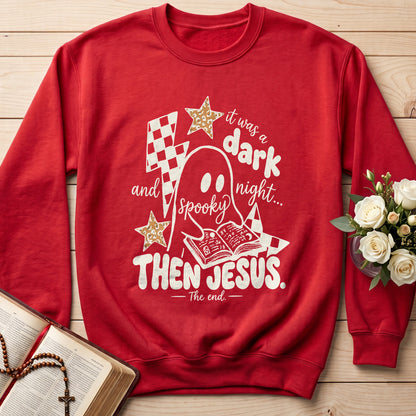 It Was A Dark Night And Spooky Then Jesus The End 01