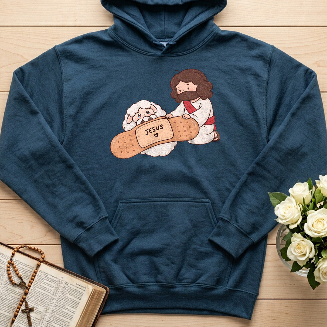 Jesus And Sheep 03