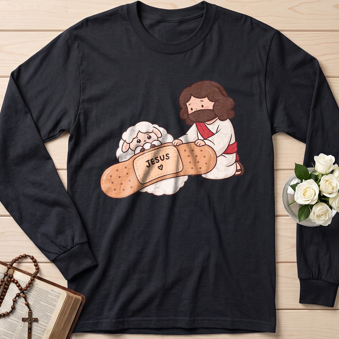 Jesus And Sheep 03